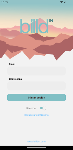 Android application billdin screenshort