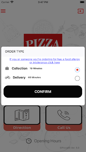 PIZZA-55 Screen 2