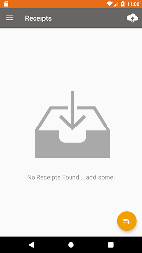 Android application Exceed Receipts screenshort