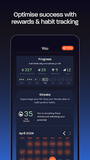 Screenshot of Mettle: Mental Health for Men