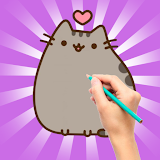 Pusheen Coloring: coloring Cat icon