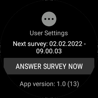 Android application Questioneer screenshort