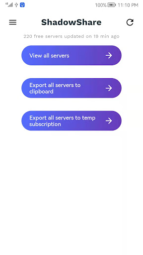Android application ShadowShare screenshort