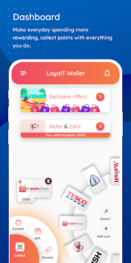 LoyalT: Global loyalty points Screen 2