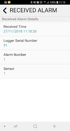 TempReport Screen 3