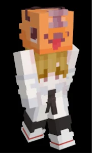 Skins Chainsaw Man Minecraft