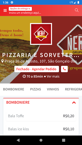 Android application Nery São Gonçalo screenshort