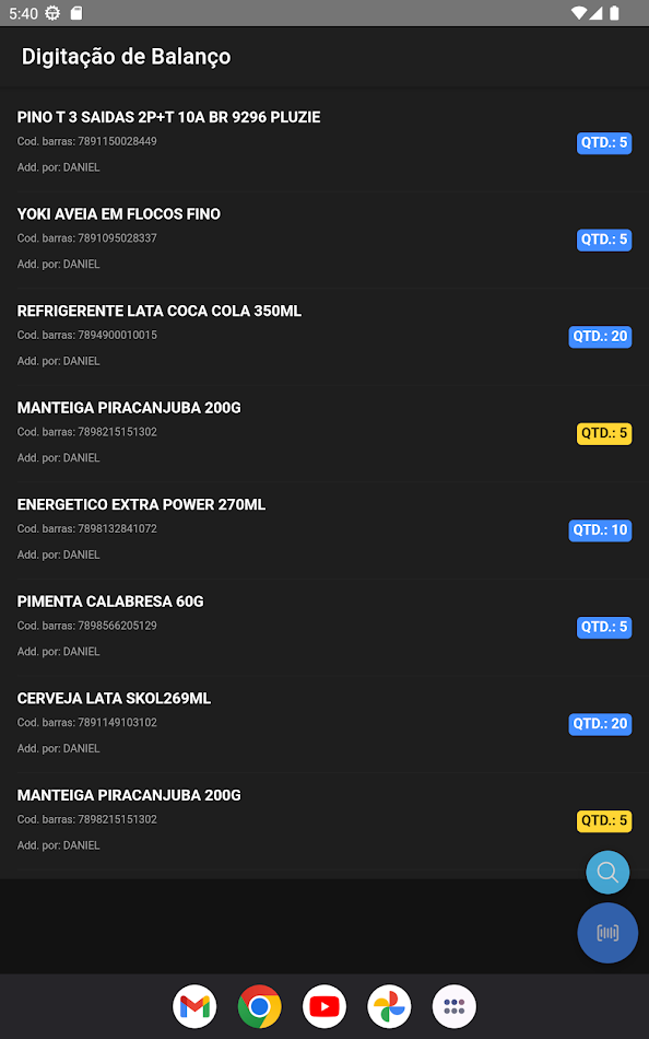 #8. EasyBalanço (Android) โดย: SRK Sistemas