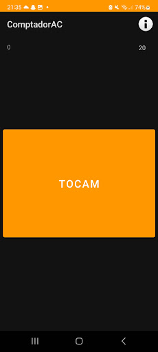 Android application ComptadorAleixCarles screenshort