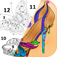 Paint By Numbers Coloring Game