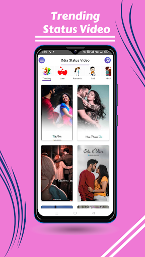 Android application Odia Status Video - FullScreen screenshort