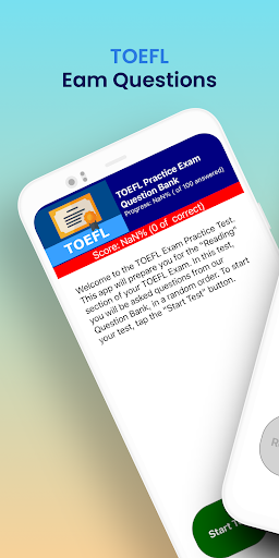 Android application TOEFL Exam Prep screenshort