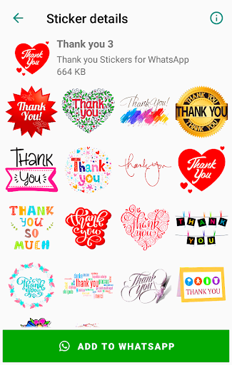 Thank You Stickers WhatsApp - WAStickerApps APK Free for Android - APKtume.com