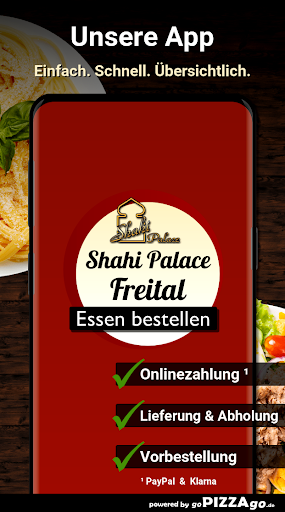 Android application Shahi Palace Freital screenshort