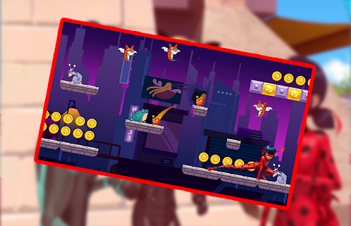 Lady Red hero bug Adventure