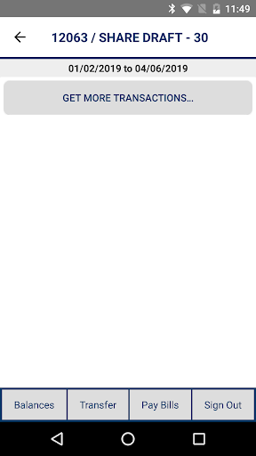 ARH Federal Credit Union Screen 3