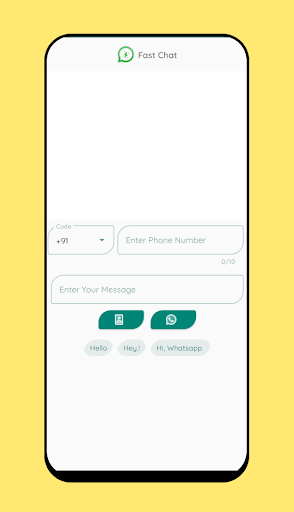Android application Fast Chat (Click to Chat) screenshort