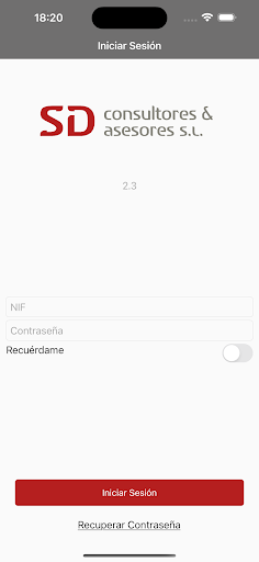 Android application SD Consultores screenshort