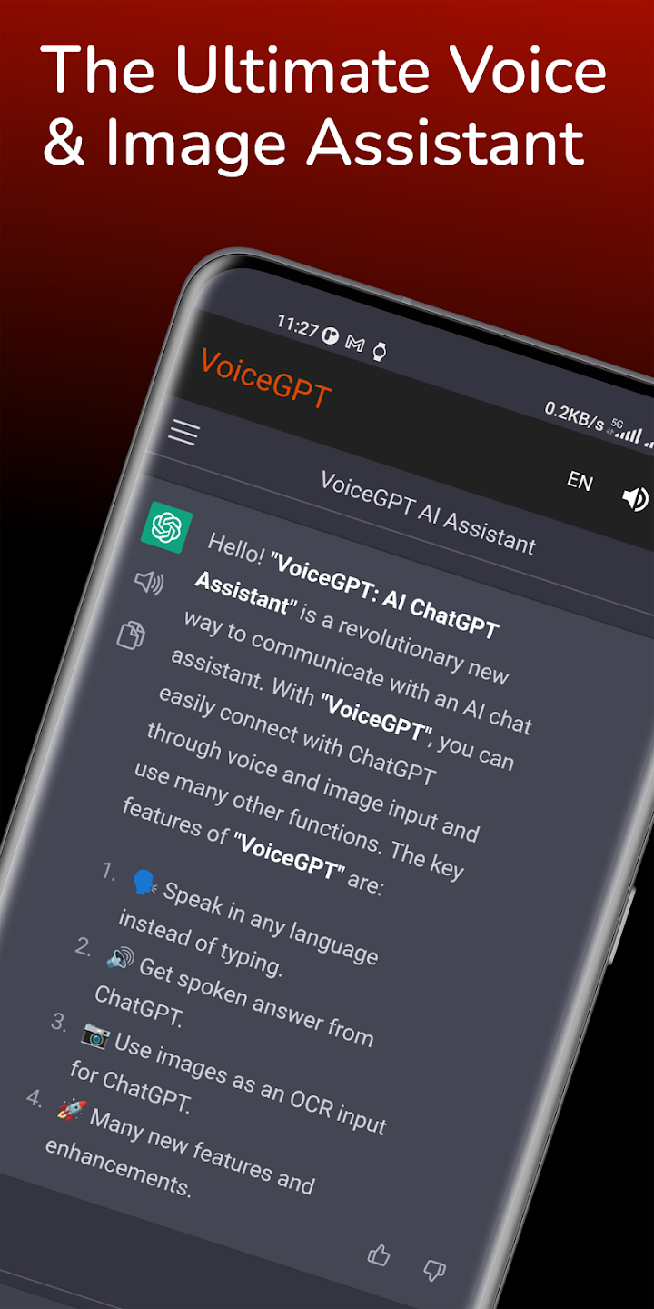 VoiceGPT: AI ChatGPT Assistant
