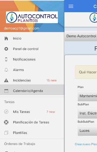 Plan Autocontrol Screen 3
