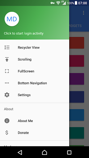 Material Design Screen 3