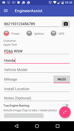 EngineerAssist Screen 2