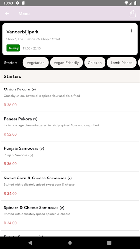 Pukka Indian Cuisine Screen 2