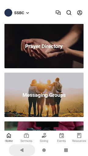 Android application South Side Baptist Church (TX) screenshort