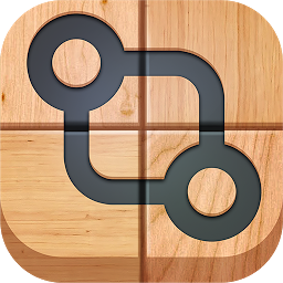 Connect it. Wood Puzzle की आइकॉन इमेज