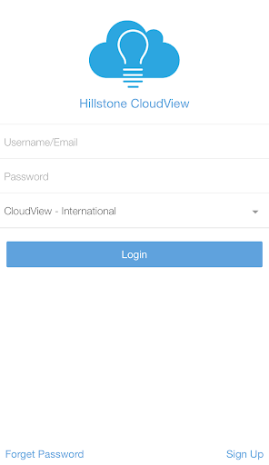 Android application Hillstone CloudView Client screenshort