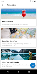 OneBag: Travel Packing Lists Screenshot