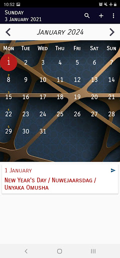 South Africa Calendar 2023