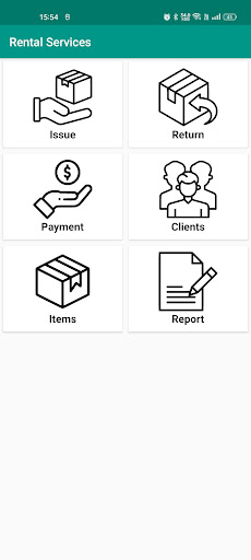 Android application Rental Services screenshort