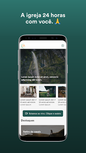 Android application Igreja Agnus screenshort