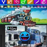 Thomas friends: Kids coloring race on! icon