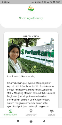 Socio Agroforestry Screen 2