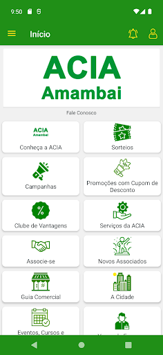 Android application ACIA Amambai screenshort