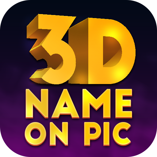 3D Name on Pics - 3D Text  Icon