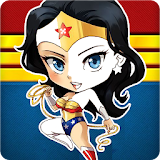 Wonder Girl Super Woman Coloring Pages For Kids icon