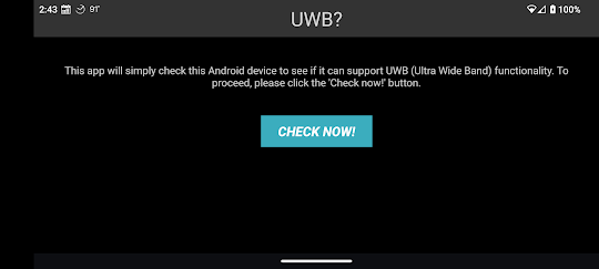UWB?