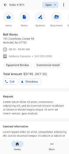 ServMan Mobile Screen 2