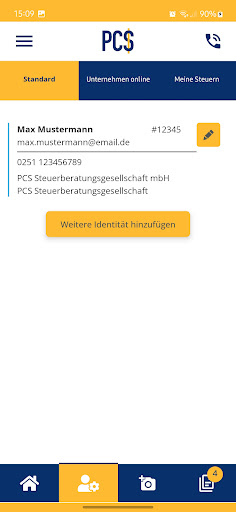 PCS Steuerberatung Screen 2