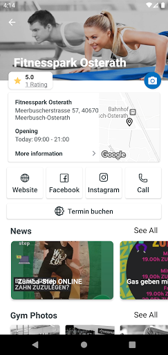 Fitnesspark Osterath Screen 3