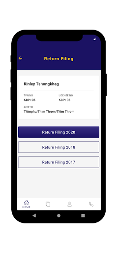 Bhutan Tax - BETA Screen 3