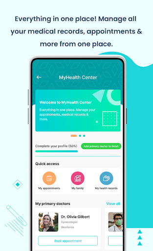 My 1Health Screen 3