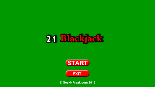 Android application 21 Black Jack Game screenshort