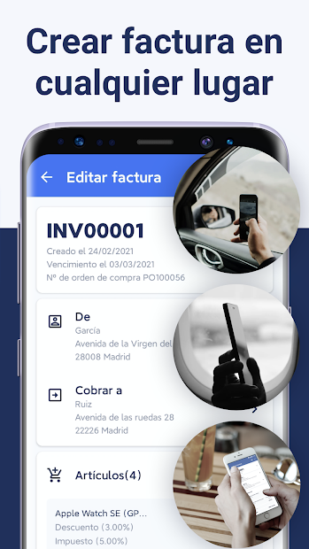 Screenshot 5 Facturas App - Cree facturas android