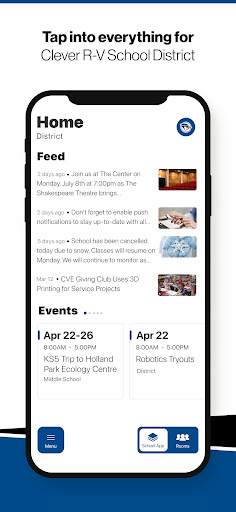 Android application Clever RV School District, MO screenshort