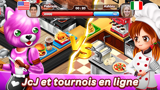 Cafe Panic: Jeux de cuisine screenshots apk mod 1