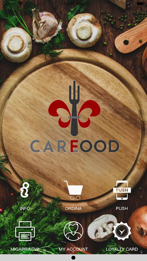 Android application Carefood Italia screenshort